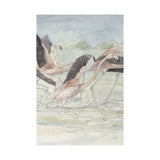 Flamingo I by Mercana Studio a Hand Embellished Textured Canvas by Mercana at Eve Furniture
