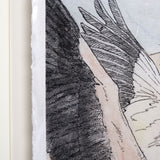 Flamingo I by Mercana Studio a Hand Embellished Textured Framed Art Print Matted under Glass by Mercana at Eve Furniture