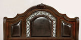 Flandreau Brown Cherry/Espresso 4-Piece Queen Bedroom Set by Furniture of America at Eve Furniture