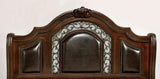 Flandreau Brown Cherry/Espresso King Bed by Furniture of America at Eve Furniture