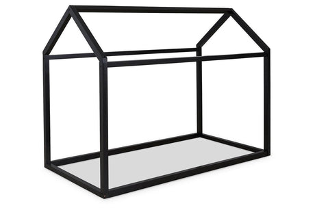 (Special) Flannibrook Black Twin House Bed Frame by Ashley at Eve Furniture