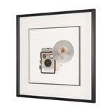 Flash Bulb Camera by Deborah Revell Hand Embelished Framed Art Print Matted under Glass by Mercana at Eve Furniture