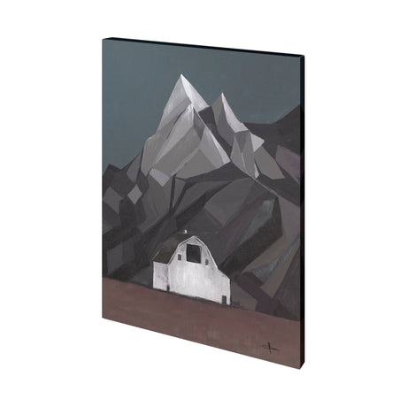 Flatten Barn I by Jonathan Klassen a Hand Embellished Textured Canvas by Mercana at Eve Furniture