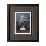 Flatten Barn I by Mercana Studio a Hand Embellished Textured Framed Art Print Matted under Glass by Mercana at Eve Furniture