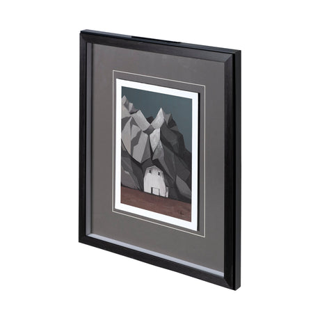 Flatten Barn II by Mercana Studio a Hand Embellished Textured Framed Art Print Matted under Glass by Mercana at Eve Furniture