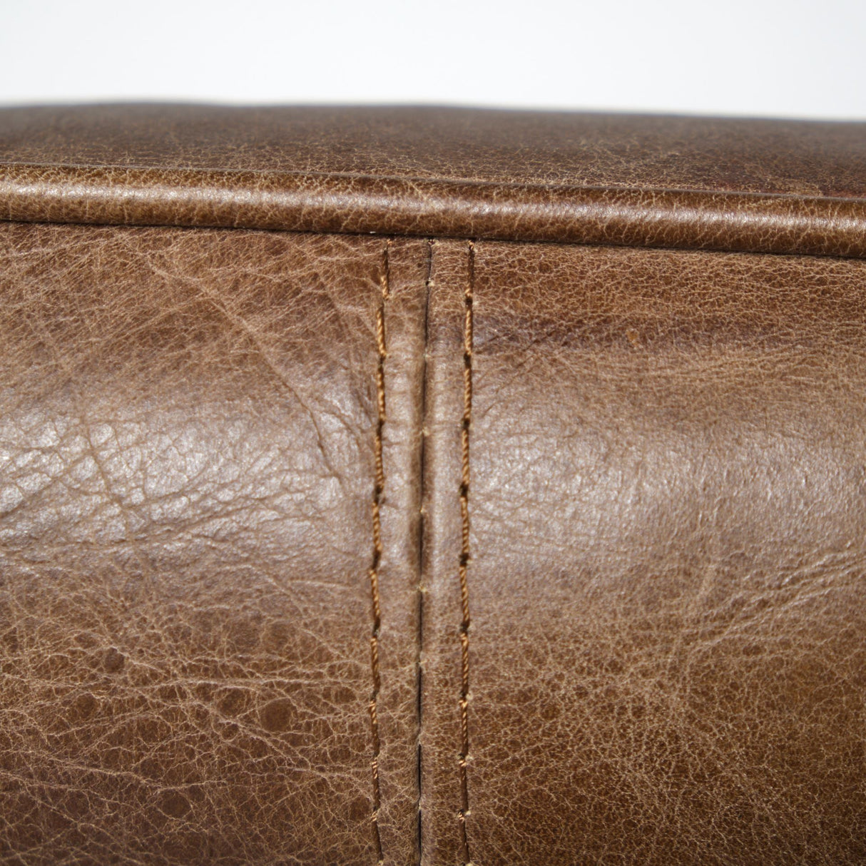 Flavelle I Brown Leather Cushion Seat and Solid Iron Base Accent Chair by Mercana at Eve Furniture