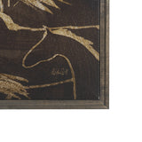 Flaxen Chestnut by Mercana Studio Hand-Embellished Textured Framed Canvas Artwork by Mercana at Eve Furniture