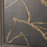 Flaxen Chestnut by Mercana Studio Hand-Embellished Textured Framed Canvas Artwork by Mercana at Eve Furniture