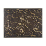 Flaxen Chestnut by Mercana Studio Hand-Embellished Textured Framed Canvas Artwork by Mercana at Eve Furniture