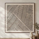 Fleet Multicolor Framed Painting by Moe's Home at Eve Furniture