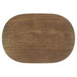 Fletcher Brown Round Solid Mango Wood Accent Side Table by Coaster at Eve Furniture