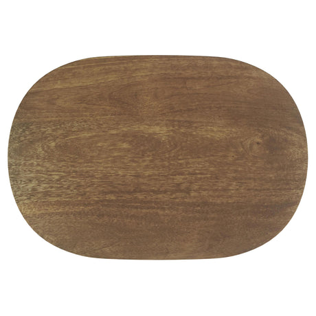 Fletcher Brown Round Solid Mango Wood Accent Side Table by Coaster at Eve Furniture
