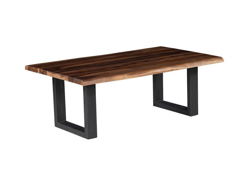 Fletcher Brown/Black Cocktail Table by Crestview at Eve Furniture