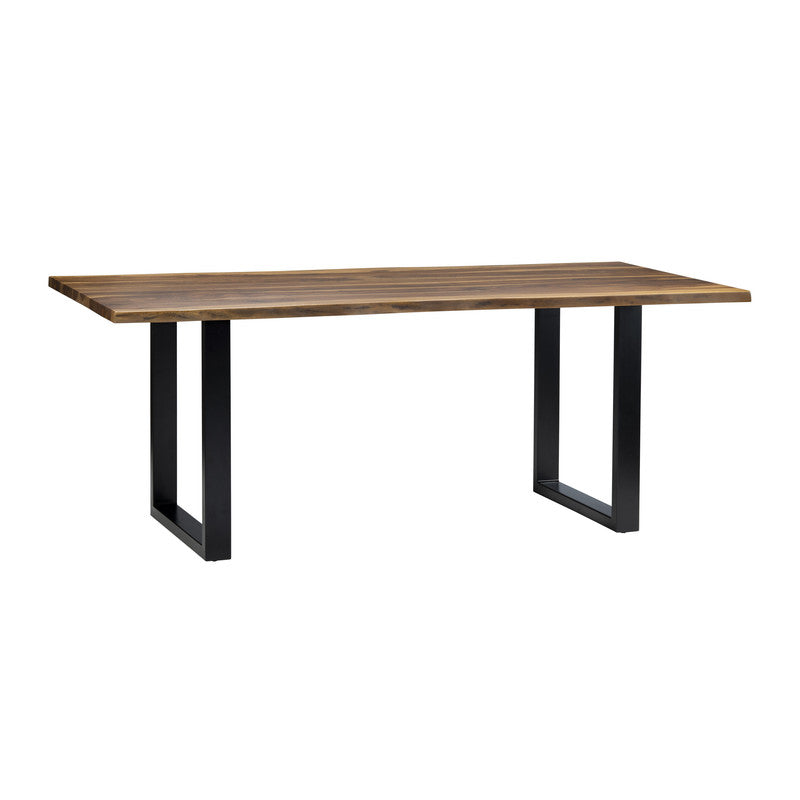 Fletcher Brown/Black Dining Table by Crestview at Eve Furniture