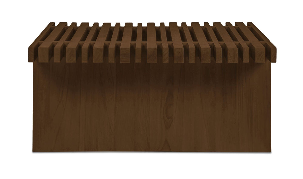 Fletcher Outdoor Coffee Table Brown by Moe's Home at Eve Furniture
