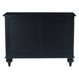 Fleur 50" Two Door Sideboard with Floral Horn Inlay and Wood by Home Trends & Design at Eve Furniture
