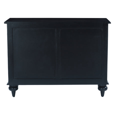Fleur 50" Two Door Sideboard with Floral Horn Inlay and Wood by Home Trends & Design at Eve Furniture