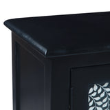 Fleur 50" Two Door Sideboard with Floral Horn Inlay and Wood by Home Trends & Design at Eve Furniture