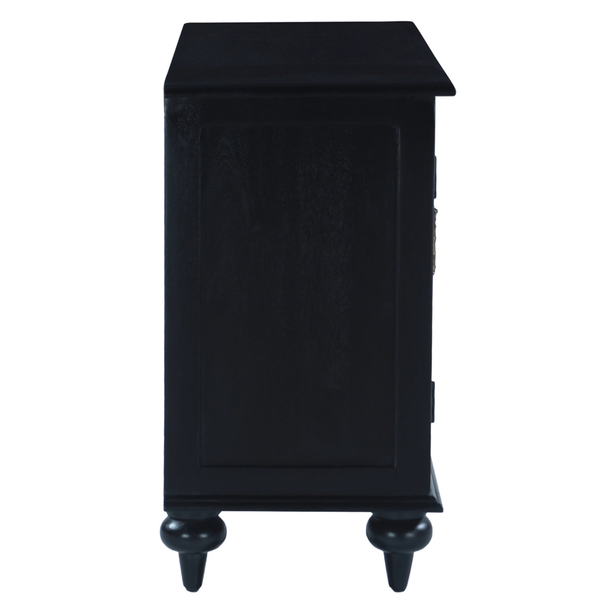 Fleur 50" Two Door Sideboard with Floral Horn Inlay and Wood by Home Trends & Design at Eve Furniture