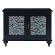 Fleur 50" Two Door Sideboard with Floral Horn Inlay and Wood by Home Trends & Design at Eve Furniture