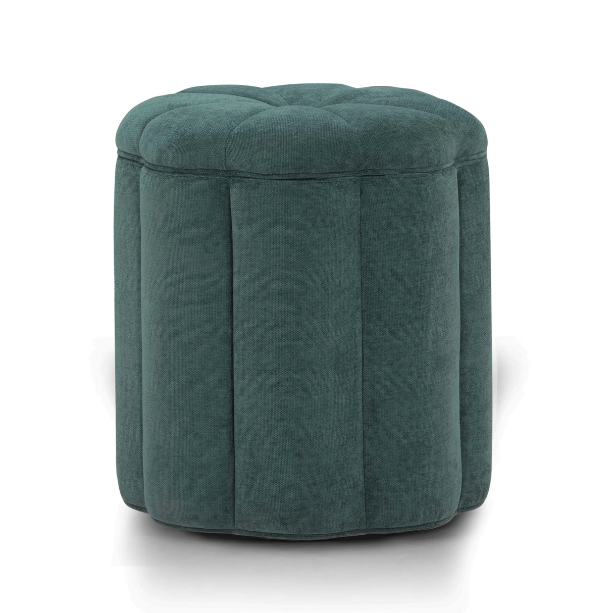 Fleur Textured Velvet Storage Ottoman by TOV Furniture at Eve Furniture