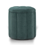 Fleur Textured Velvet Storage Ottoman by TOV Furniture at Eve Furniture