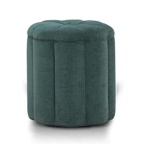 Fleur Textured Velvet Storage Ottoman by TOV Furniture at Eve Furniture
