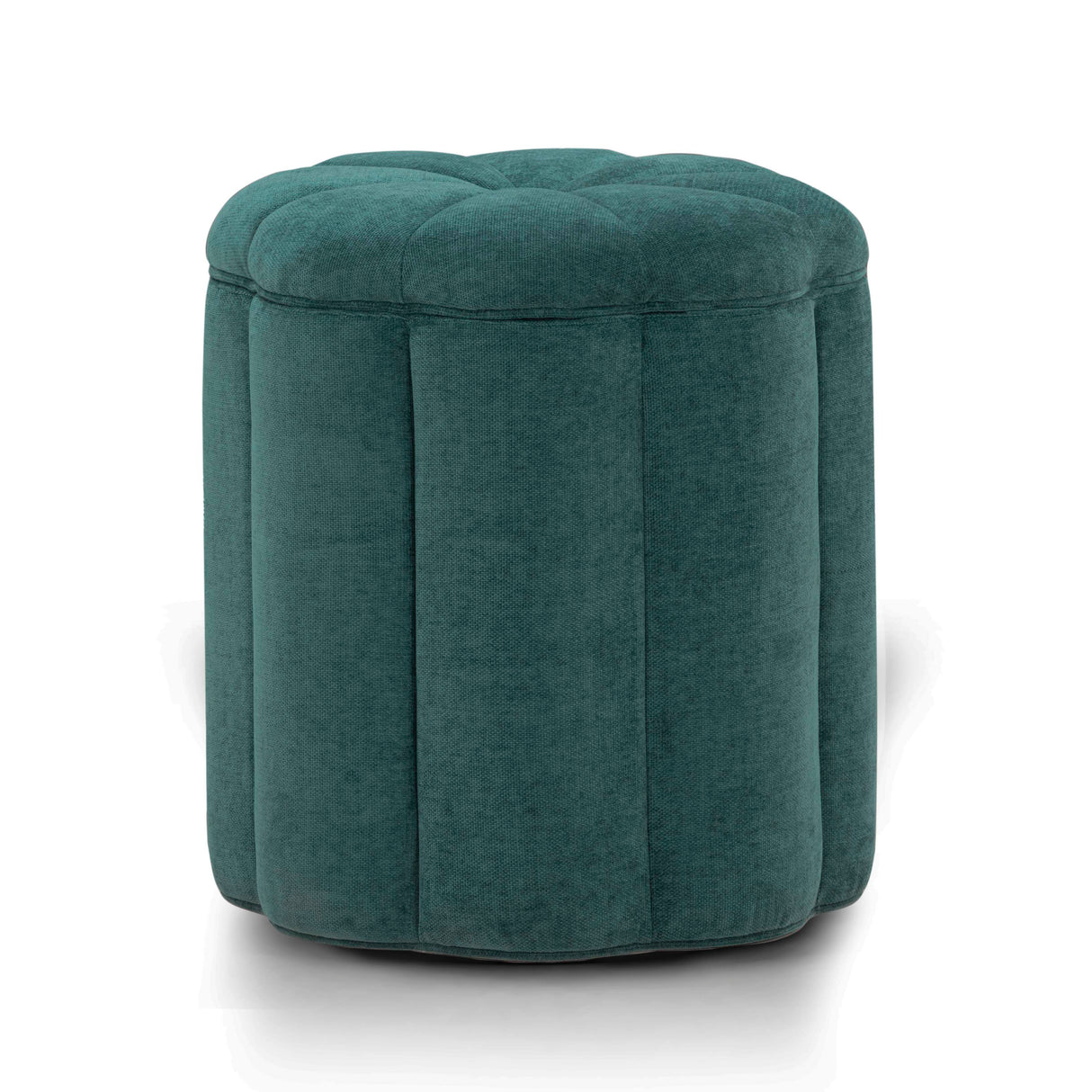 Fleur Textured Velvet Storage Ottoman by TOV Furniture at Eve Furniture