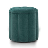Fleur Textured Velvet Storage Ottoman by TOV Furniture at Eve Furniture
