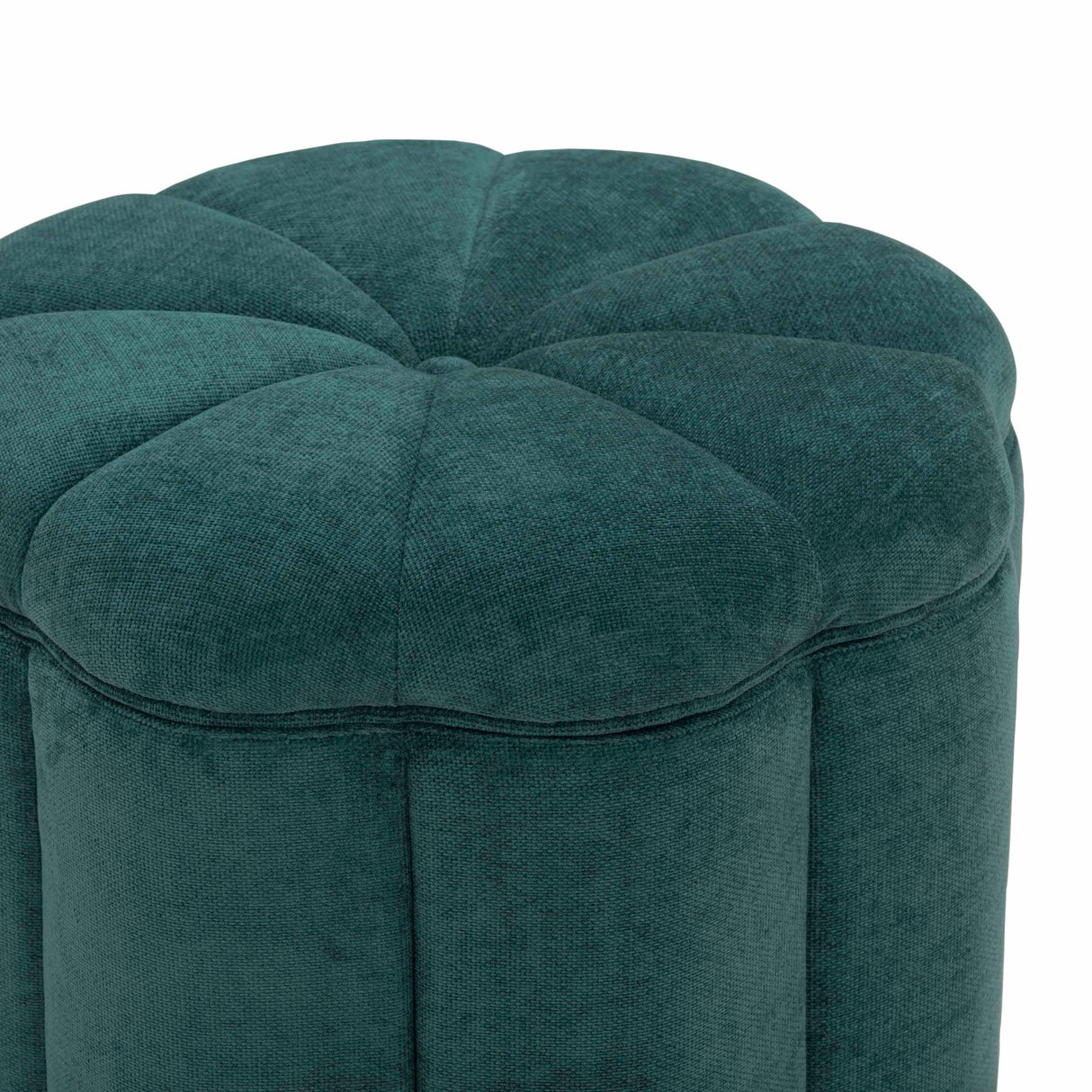 Fleur Textured Velvet Storage Ottoman by TOV Furniture at Eve Furniture