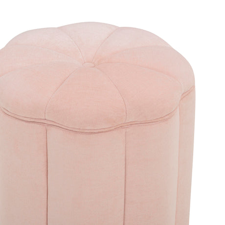 Fleur Textured Velvet Storage Ottoman by TOV Furniture at Eve Furniture