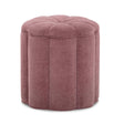 Fleur Textured Velvet Storage Ottoman by TOV Furniture at Eve Furniture