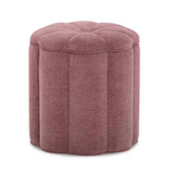 Fleur Textured Velvet Storage Ottoman by TOV Furniture at Eve Furniture