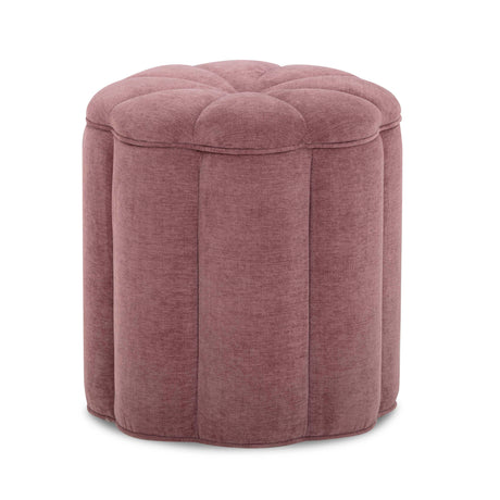 Fleur Textured Velvet Storage Ottoman by TOV Furniture at Eve Furniture