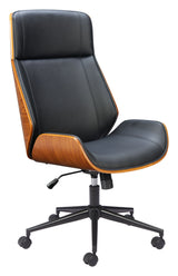 Flex Black High Back Office Chair by Zuomod at Eve Furniture