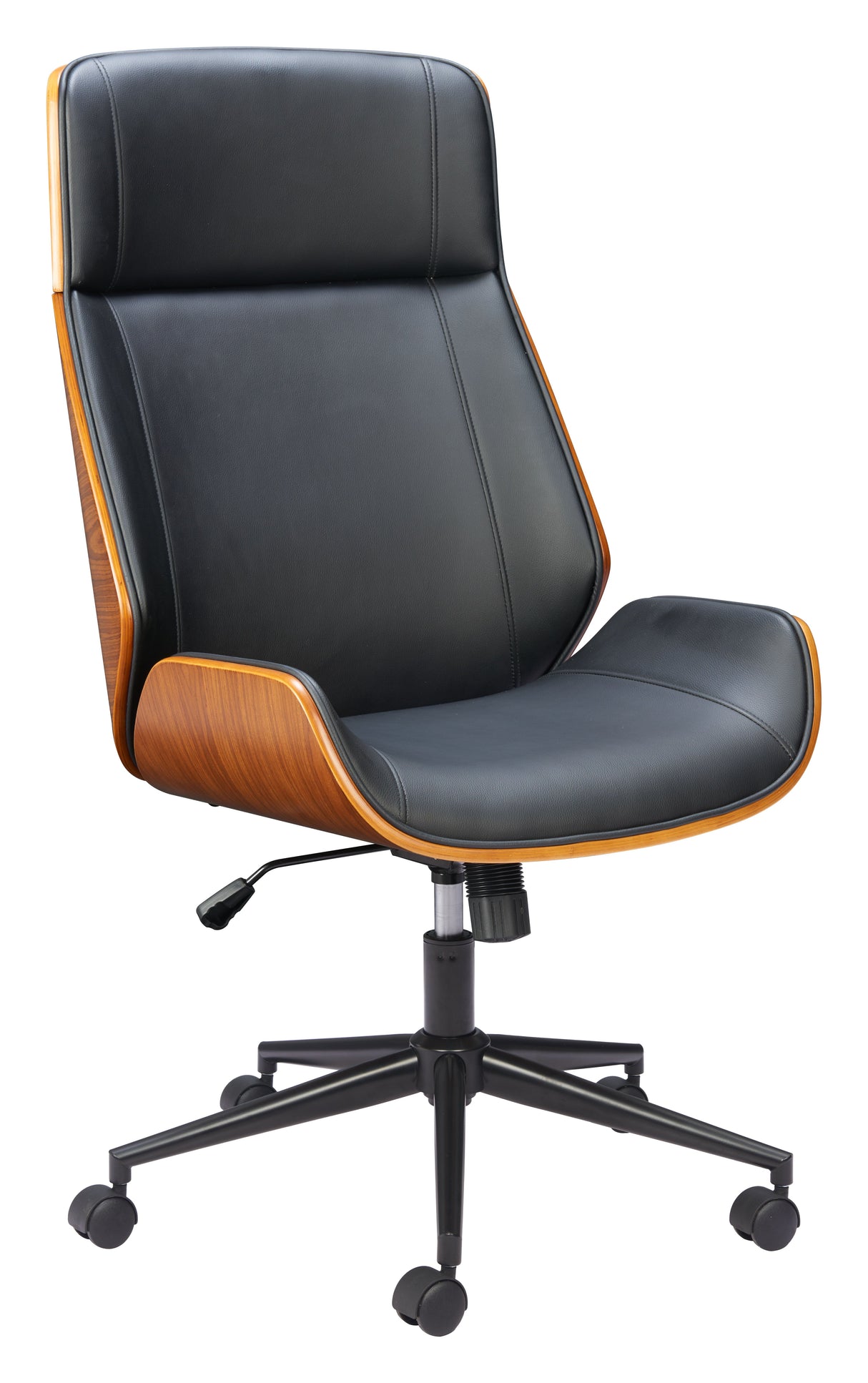 Flex Black High Back Office Chair by Zuomod at Eve Furniture