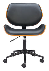 Flex Black Low Back Office Chair by Zuomod at Eve Furniture