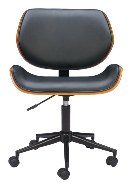 Flex Black Low Back Office Chair by Zuomod at Eve Furniture