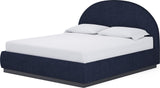 Flex Blue Jeans Chenille Full Upholstered Bed by Modus Furniture at Eve Furniture