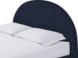 Flex Blue Jeans Chenille King Upholstered Bed
