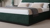 Flex California King Upholstered Bed in Emerald Chenille by Modus Furniture at Eve Furniture