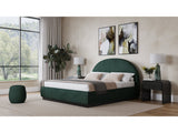 Flex California King Upholstered Bed in Emerald Chenille by Modus Furniture at Eve Furniture