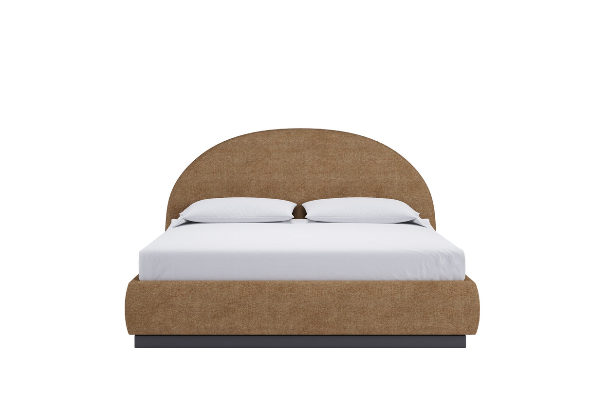 Flex California King Upholstered Bed in Porcini Chenille by Modus Furniture at Eve Furniture