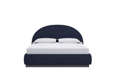 Flex Eastern King Upholstered Bed in Blue Jeans Chenille by Modus Furniture at Eve Furniture