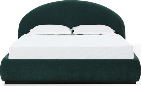 Flex Emerald Chenille Queen Upholstered Bed by Modus Furniture at Eve Furniture