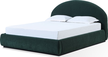 Flex Emerald Chenille Queen Upholstered Bed by Modus Furniture at Eve Furniture