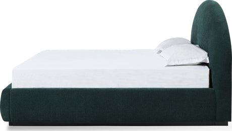 Flex Emerald Chenille Queen Upholstered Bed by Modus Furniture at Eve Furniture