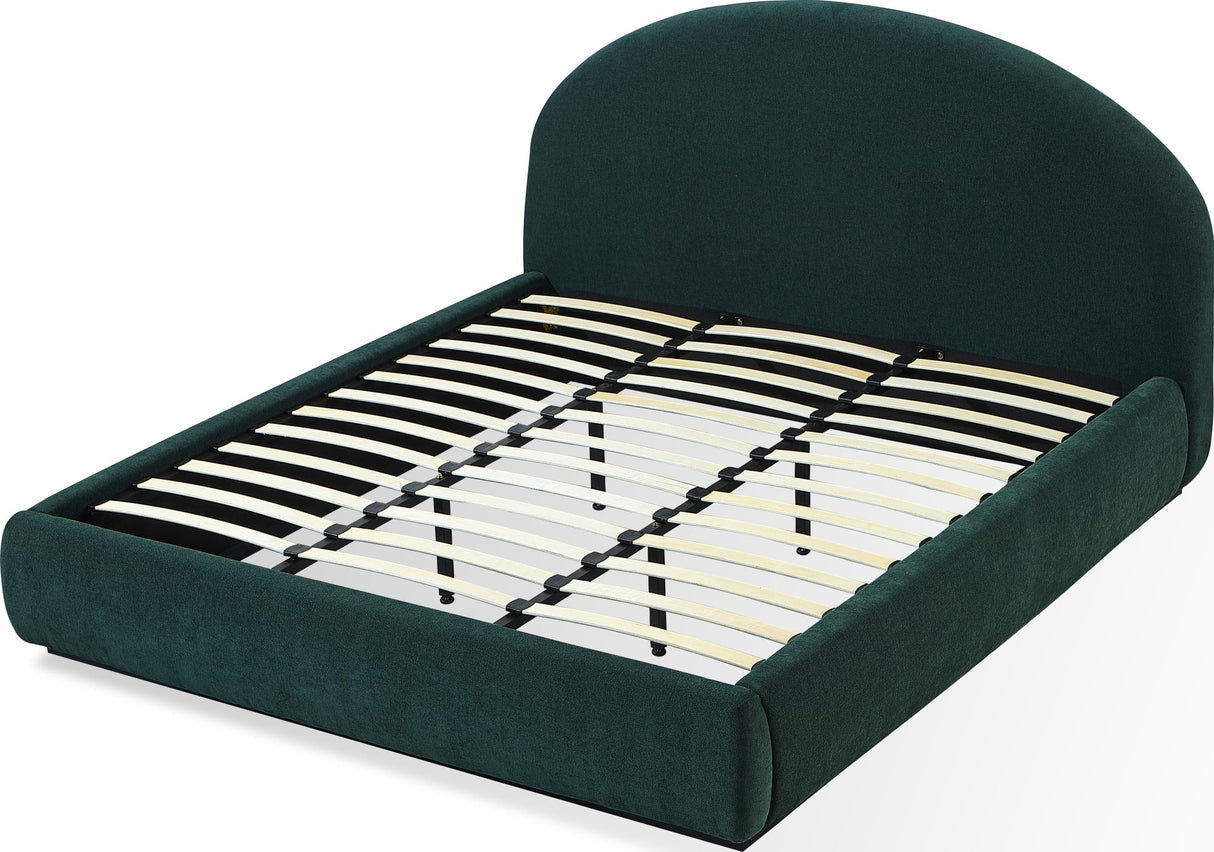 Flex Emerald Chenille Queen Upholstered Bed by Modus Furniture at Eve Furniture