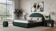 Flex Emerald Chenille Queen Upholstered Bed by Modus Furniture at Eve Furniture