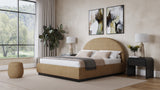 Flex Porcini Full Upholstered Bed by Modus Furniture at Eve Furniture